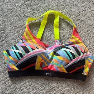Victoria’s Secret VSX Multicolor Sports Bra 34C NWOT